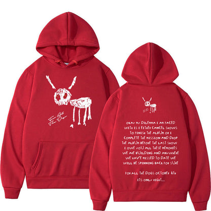 Drake For All The Dogs Letter Hoodie