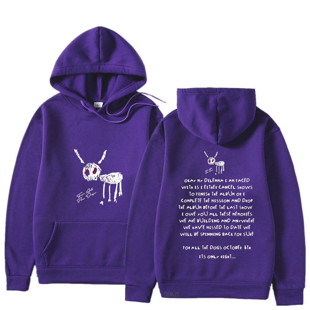 Drake For All The Dogs Letter Hoodie